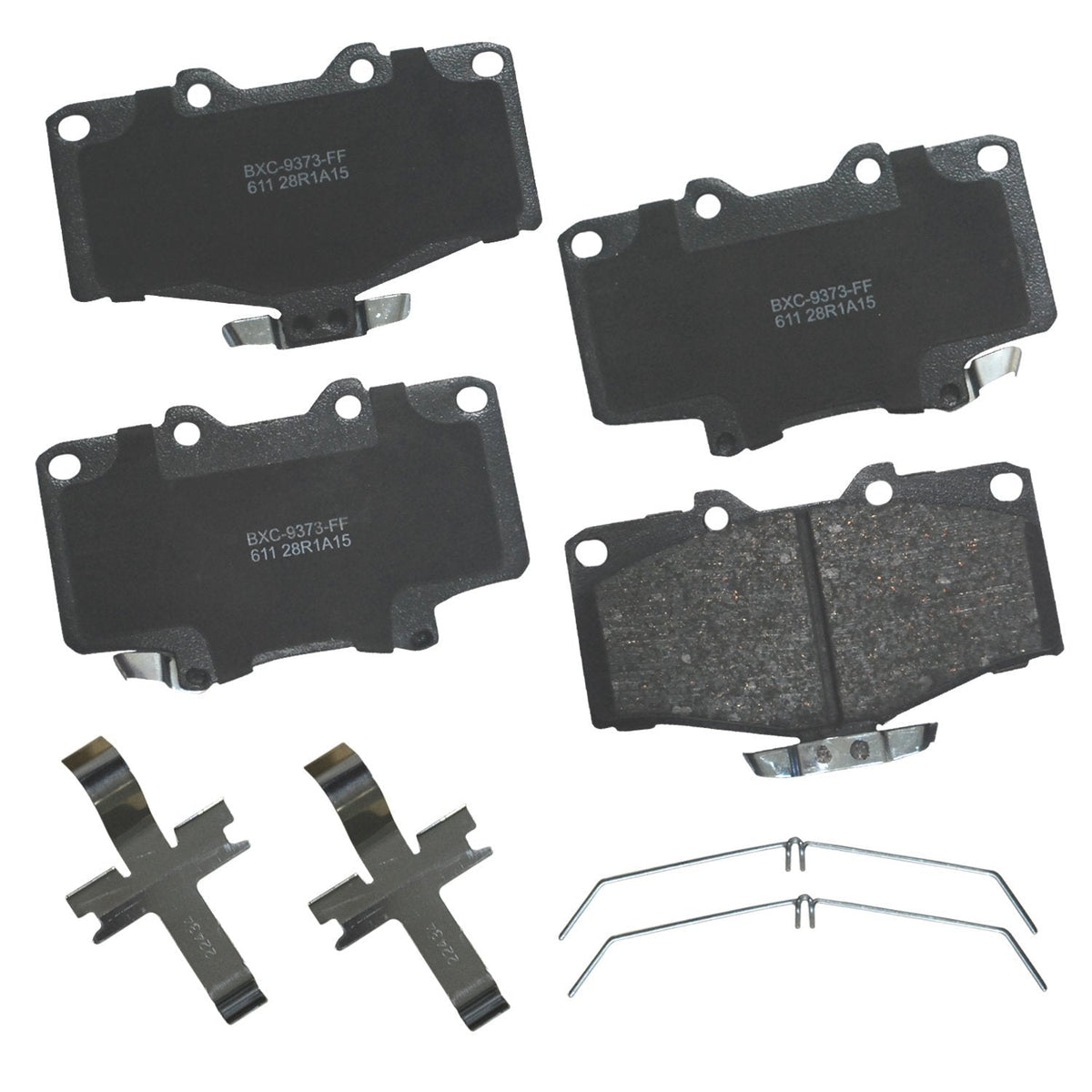 Bendix Premium SBC436A Ceramic Front Brake Pads for Toyota 4Runner 2002-2001, Hilux 2004, Tacoma 1998-1995 Jansha Store