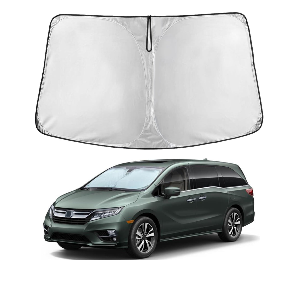 EcoNour Car Windshield Sun Shade, Front Window Sun Blocker for SUVs,Sedan Jansha Store