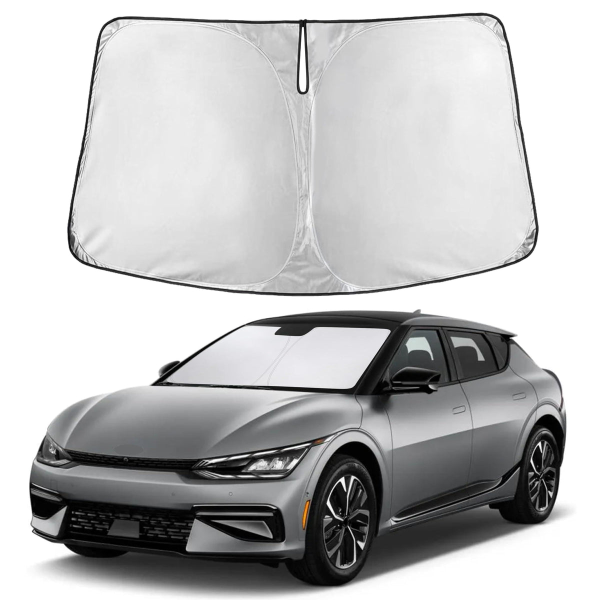 EcoNour Car Windshield Sun Shade, Front Window Sun Blocker for SUVs,Sedan Jansha Store