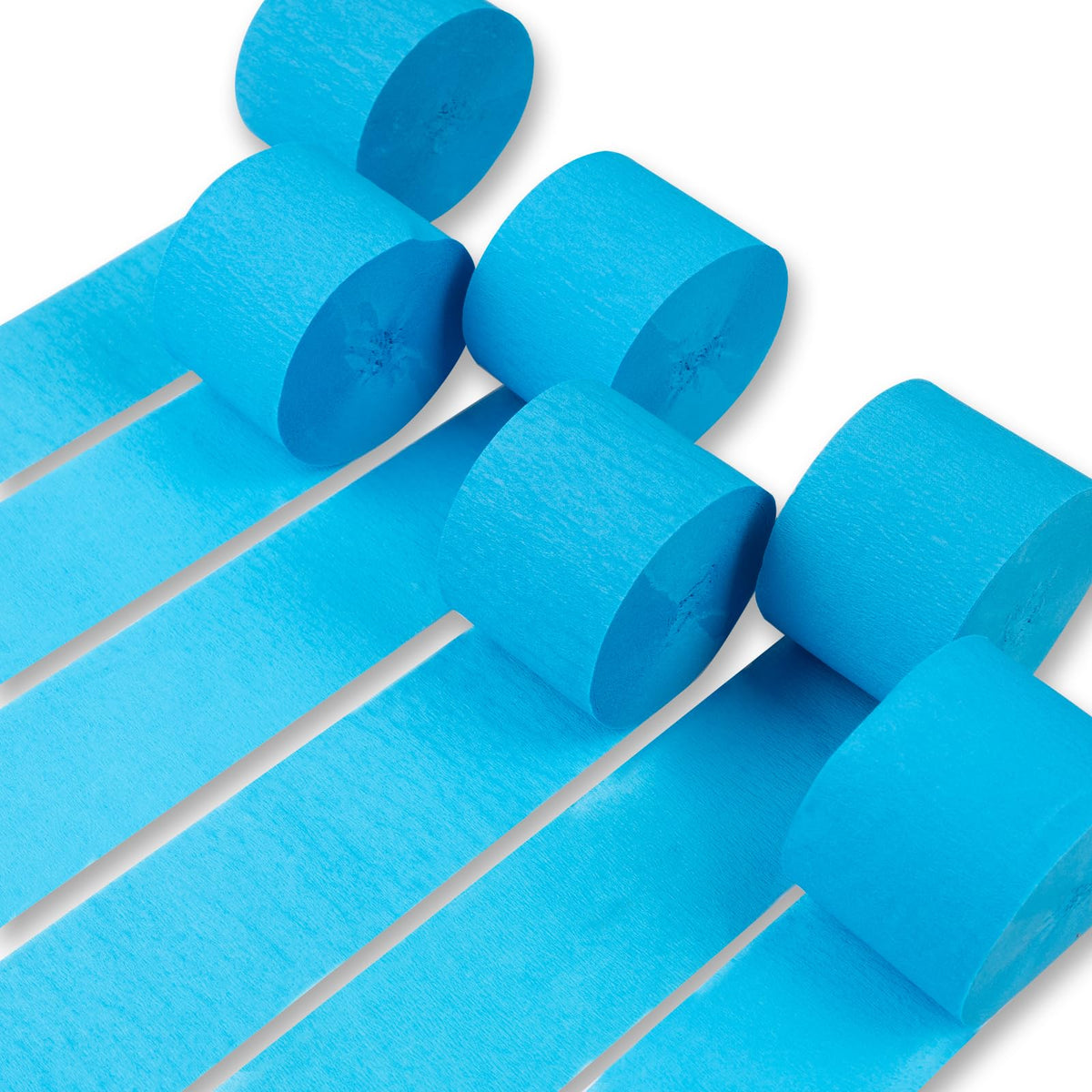 PartyWoo Pastel Crepe Paper Streamers 6 Rolls 492 FT Streamers Jansha Store