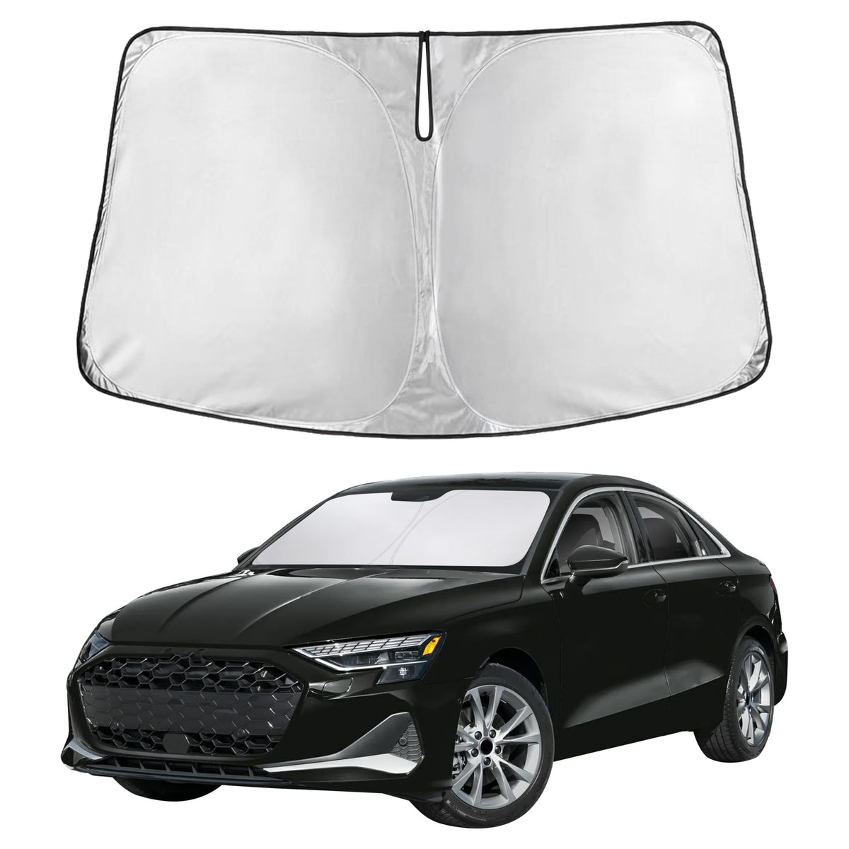EcoNour Car Windshield Sun Shade, Front Window Sun Blocker for SUVs,Sedan Jansha Store