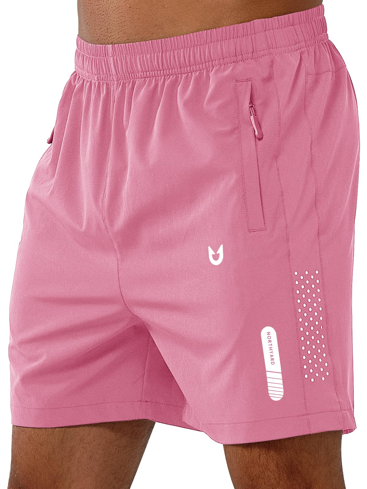 NORTHYARD Men's Athletic Running Shorts Gym Workout 7"/9"/5" Zipper Pockets Jansha Store