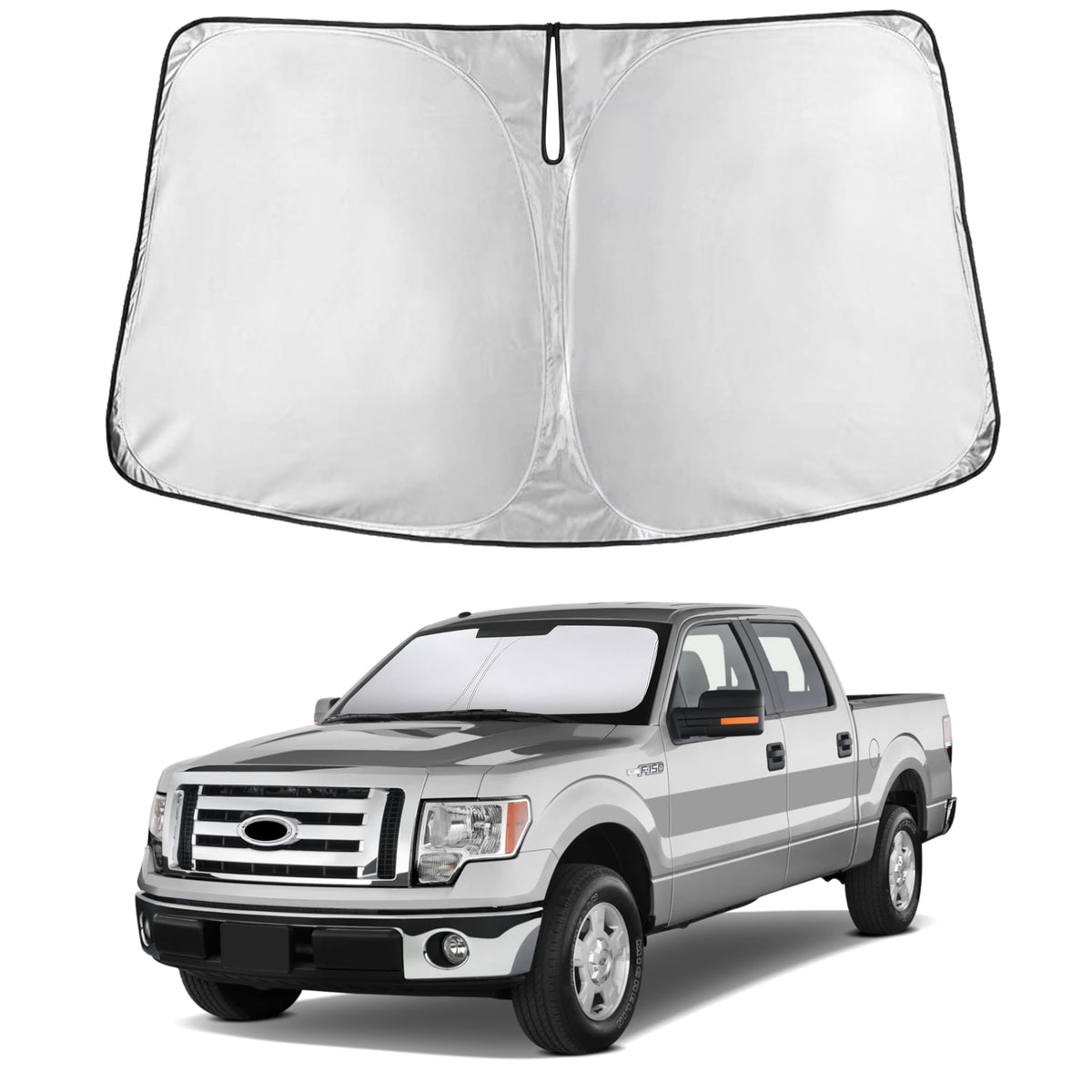 EcoNour Car Windshield Sun Shade, Front Window Sun Blocker for SUVs,Sedan Jansha Store