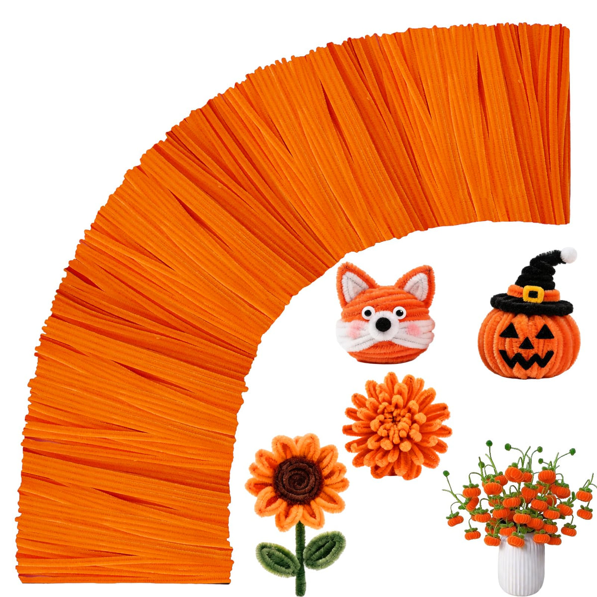 200Pcs Glitter Pipe Cleaners Craft Bulk,Art Aupplies Toys for Kids,DIY Multicolor Sparkly Chenille Stems for Halloween/Christmas Home Decor,Xmas Gift Wrapping and Festival Party Decoration Present Jansha Store