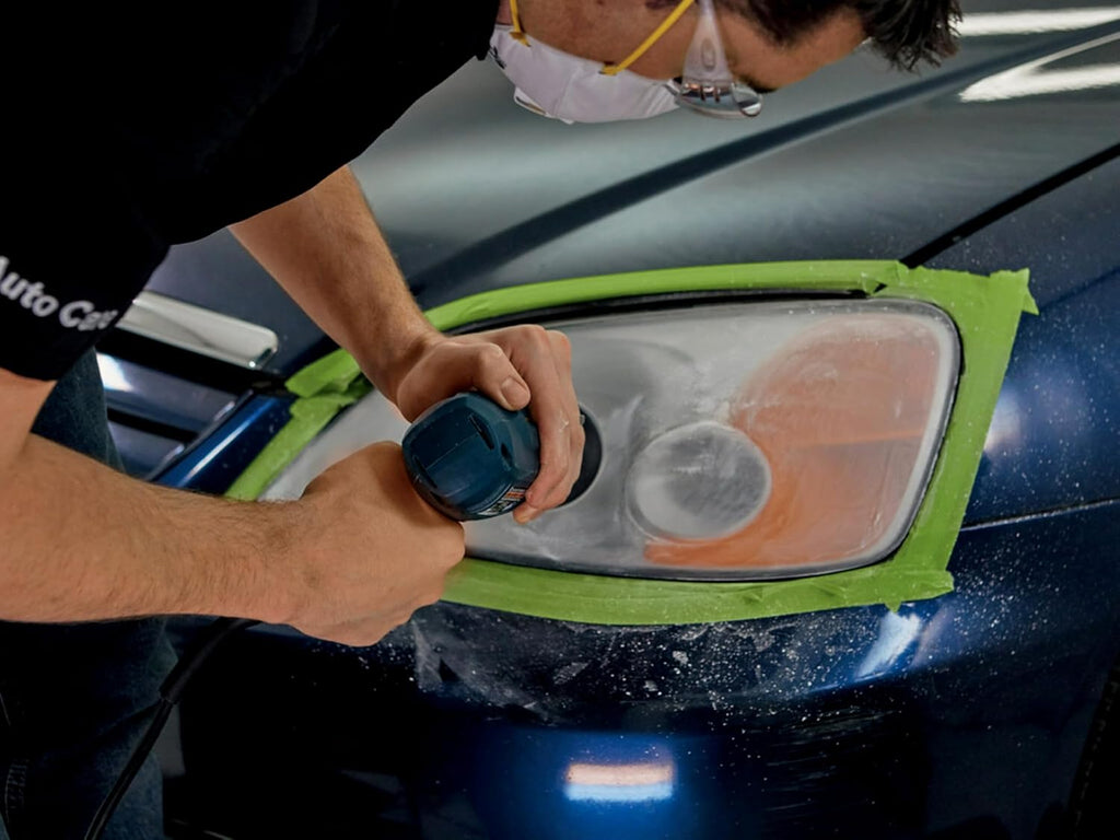 3M Ultra Headlight Restoration Kit, Contains Masking Tape, Light Sanding Discs, Wax Protectant and More, Use on Plastic Lenses Headlights, Taillights and More, Easy Heavy-Duty Restoration (39195) Jansha Store