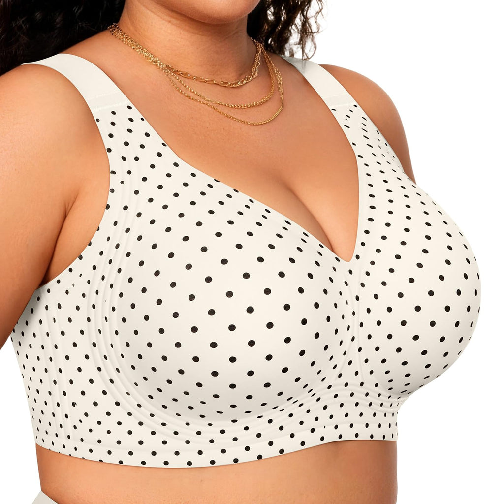 OEAK Womens Wireless Jelly Bras Plus Size Support Push Up Comfortable Bra Jansha Store