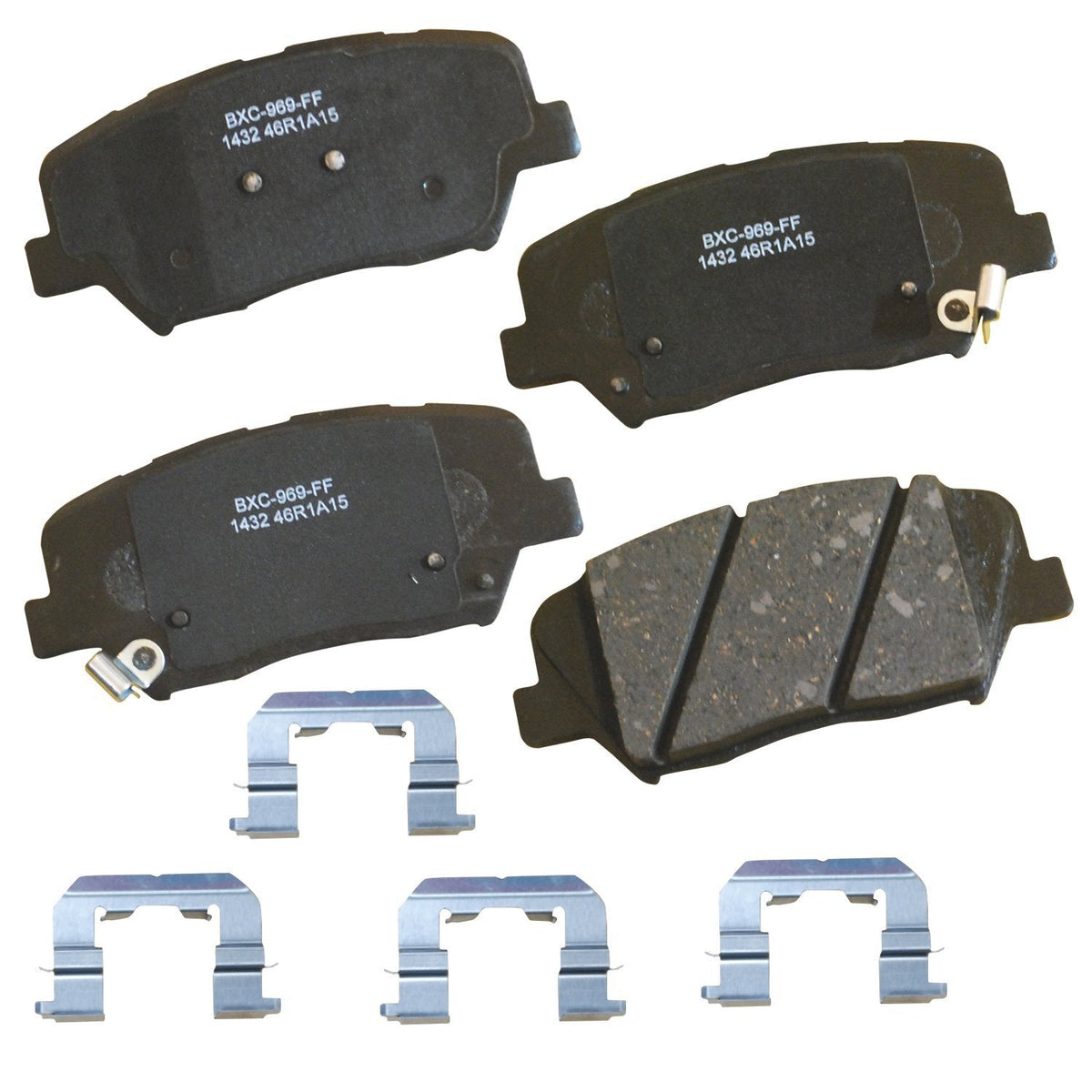 Bendix Premium SBC436A Ceramic Front Brake Pads for Toyota 4Runner 2002-2001, Hilux 2004, Tacoma 1998-1995 Jansha Store