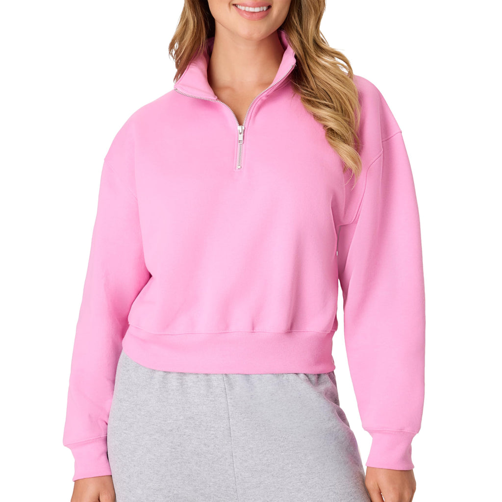 Hanes Women's EcoSmart Fleece Sweatshirt for Women, Soft Midweight - Full-Zip Hoodie, Sweatshirt, or 1/4 Zip Jansha Store