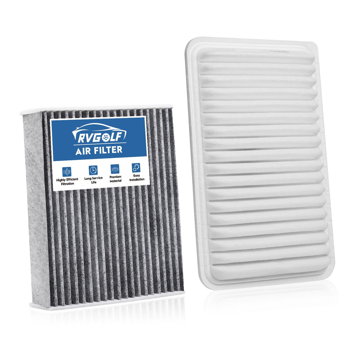 Not for Hybrid, Engine+Cabin Air Filter Fit 2015-2019 Sonata 2.4L (Gas) Jansha Store