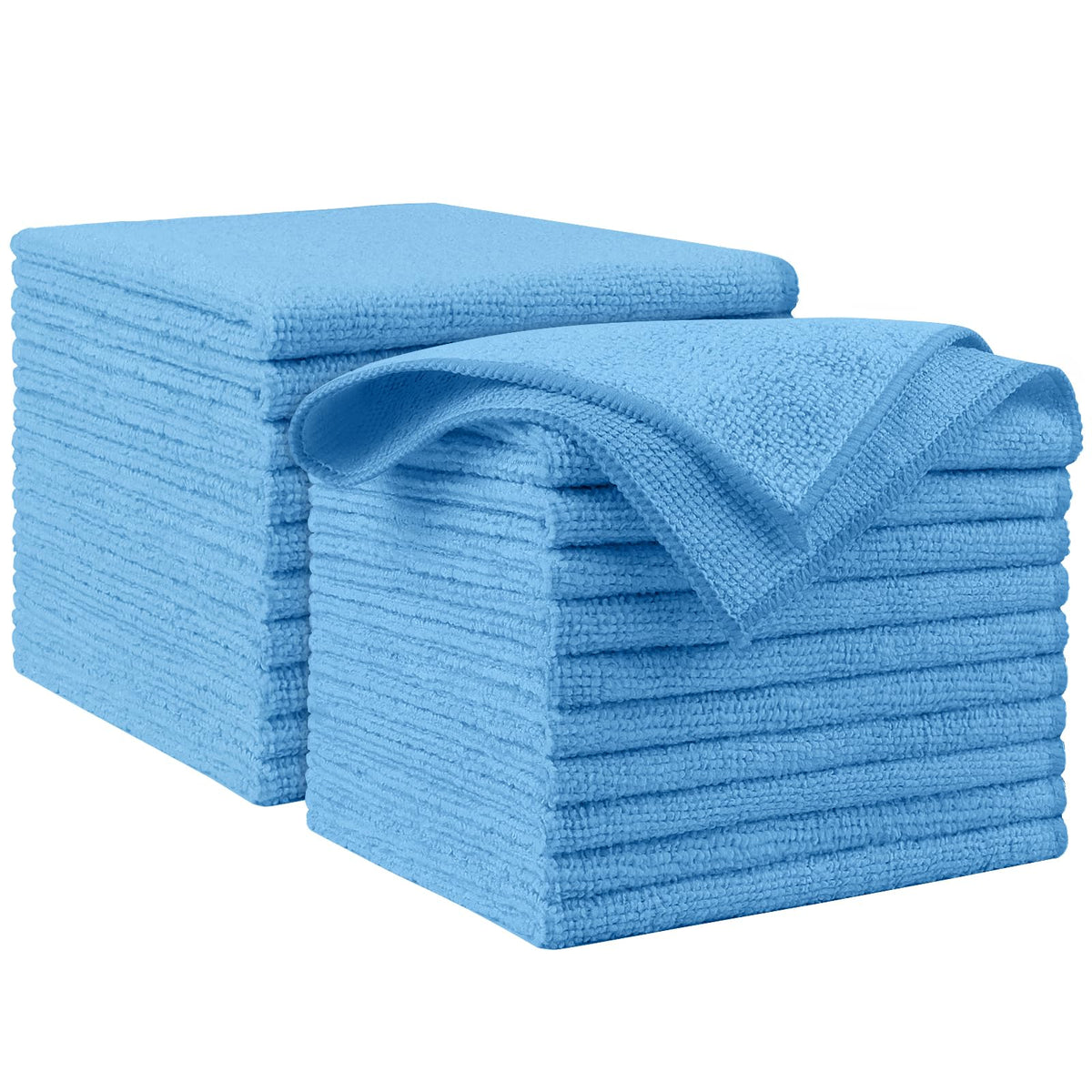 AIDEA Microfiber Cleaning Cloth-50PK, Microfiber Towels for Cars, 12"×12" Jansha Store