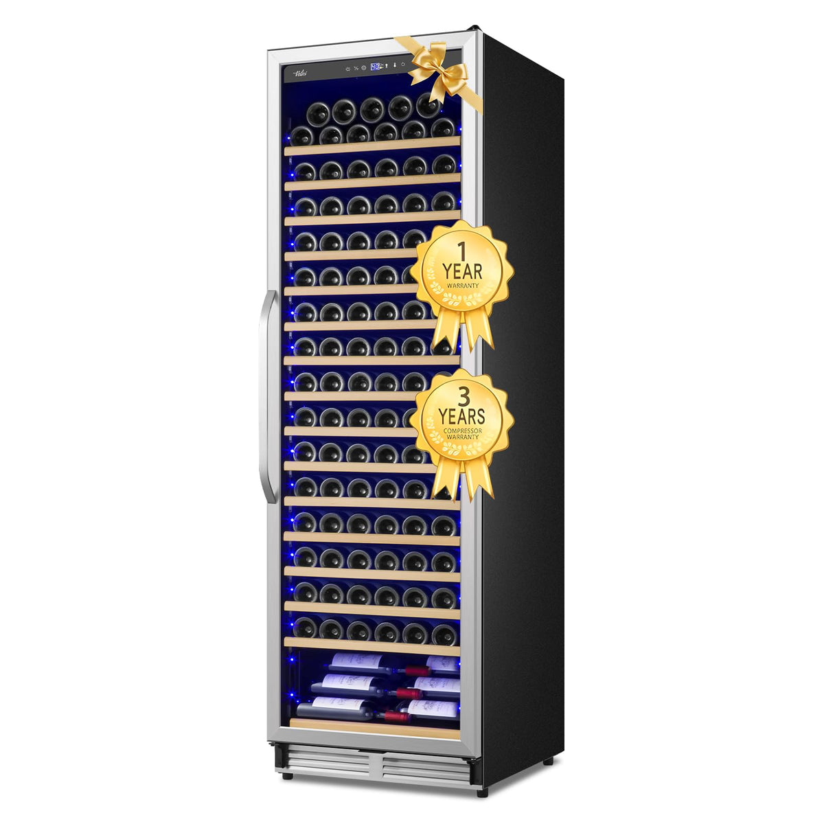 24 Inch Upgraded Dual Zone Wine and Beverage Refrigerator Cooler Jansha Store