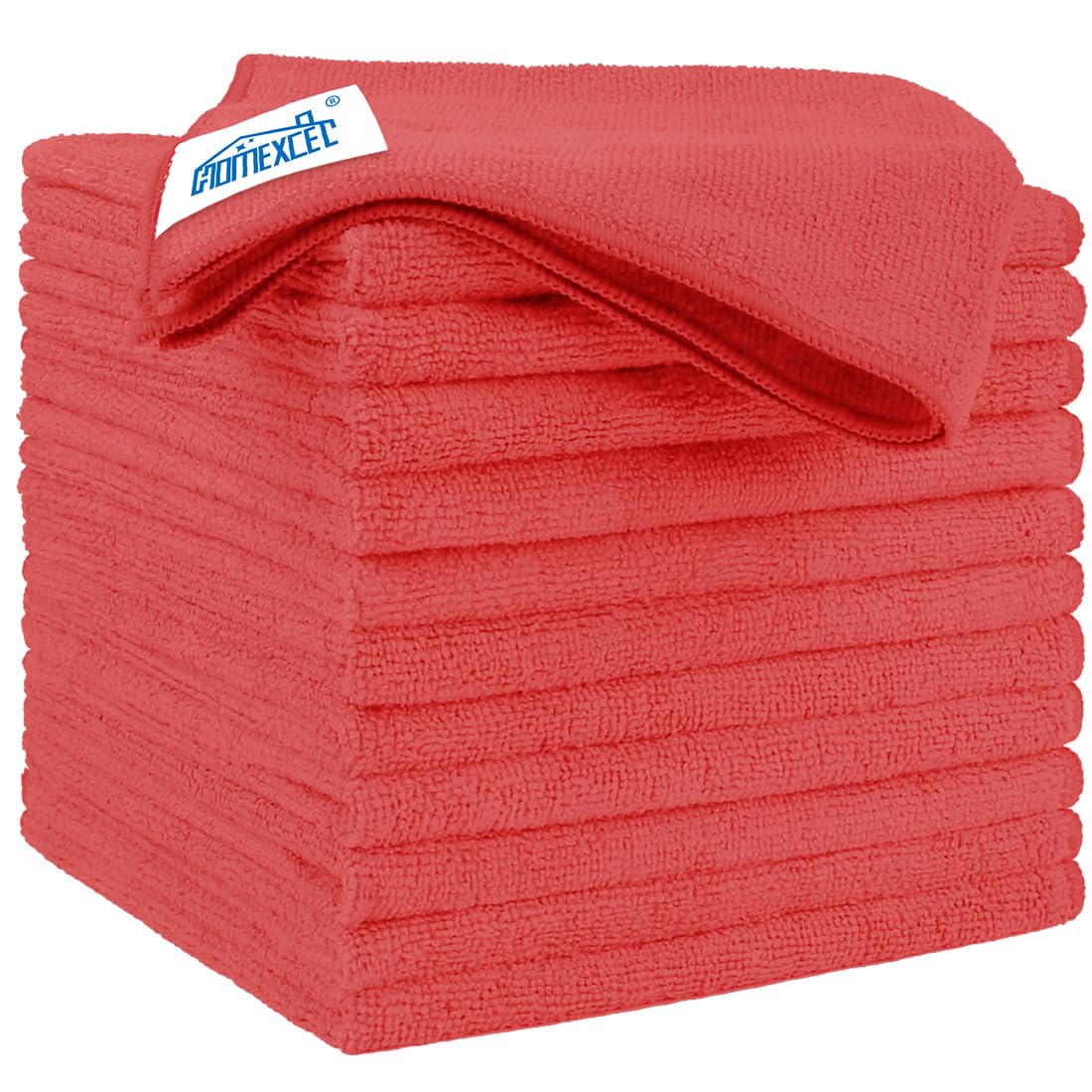 HOMEXCEL Microfiber Cleaning Cloth 12 Pack, 12.5 x 12.5 inch Microfiber Towels for Cars, Ultra Absorbent Washing Cloth, Lint Free Streak Free Cleaning Rags for Car, Kitchen, and Window (Grey) Jansha Store
