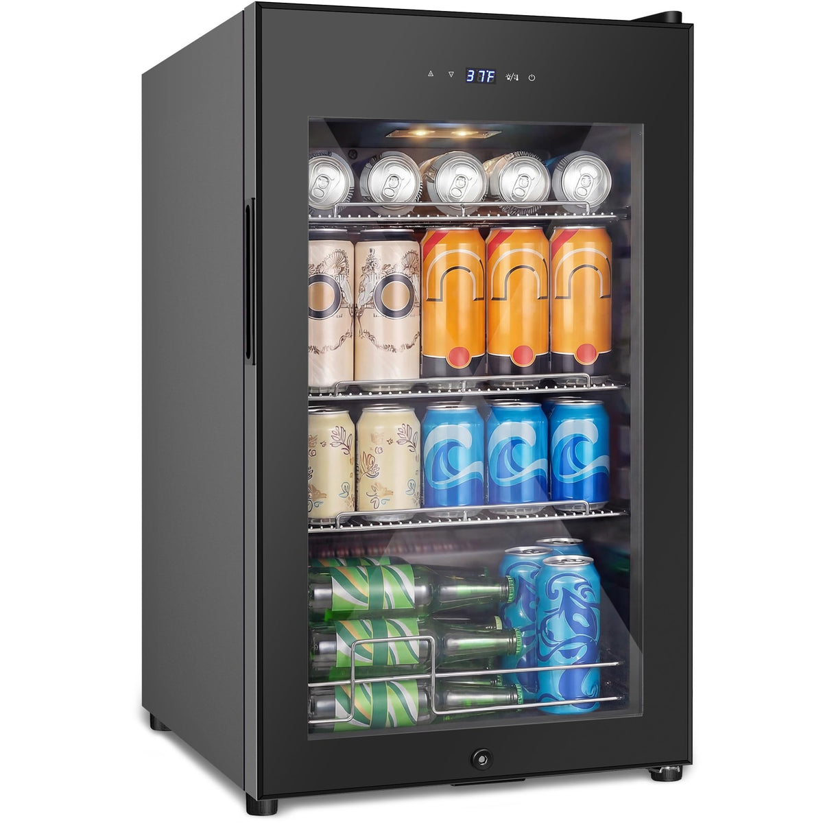 24 Inch Upgraded Dual Zone Wine and Beverage Refrigerator Cooler Jansha Store