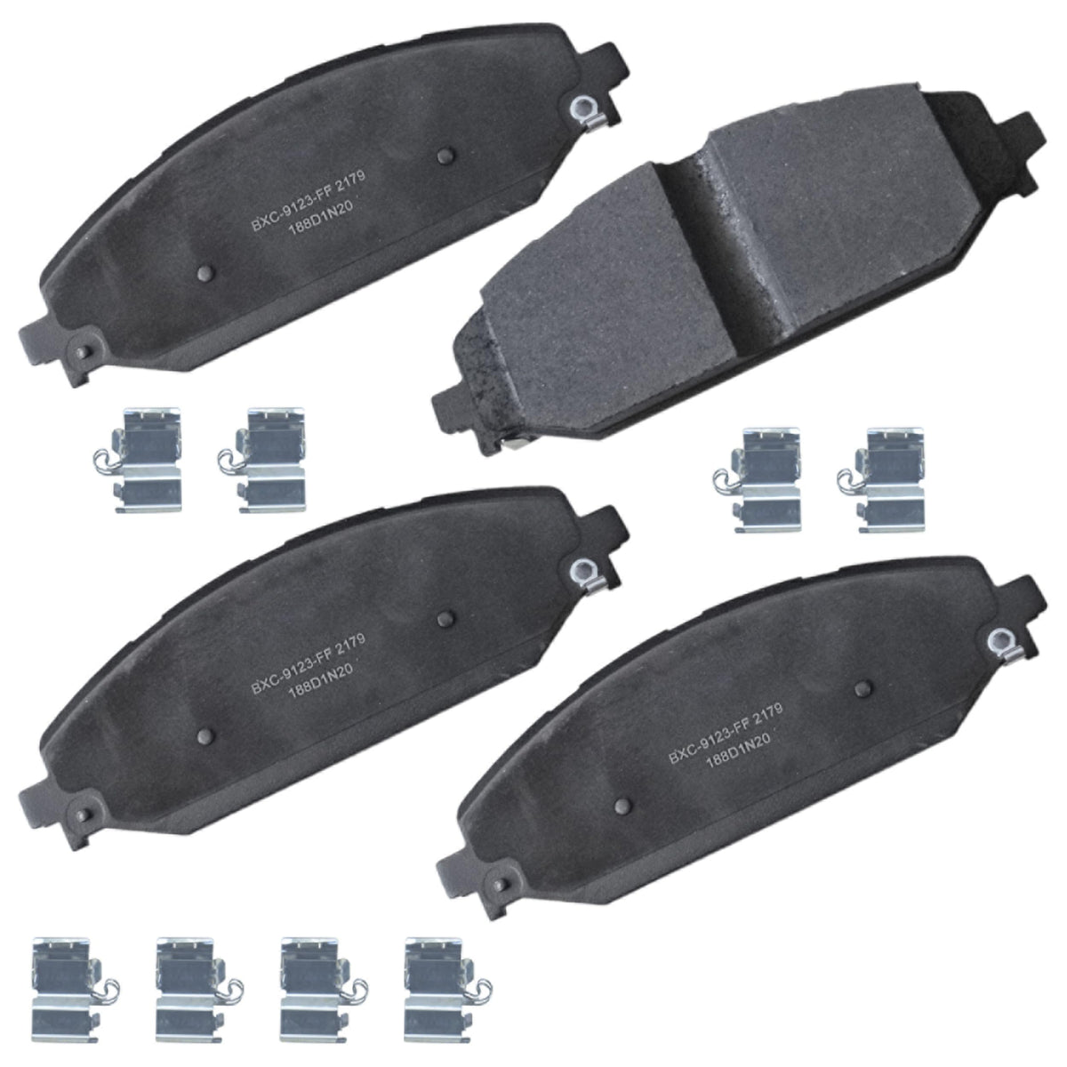 Bendix Premium SBC436A Ceramic Front Brake Pads for Toyota 4Runner 2002-2001, Hilux 2004, Tacoma 1998-1995 Jansha Store