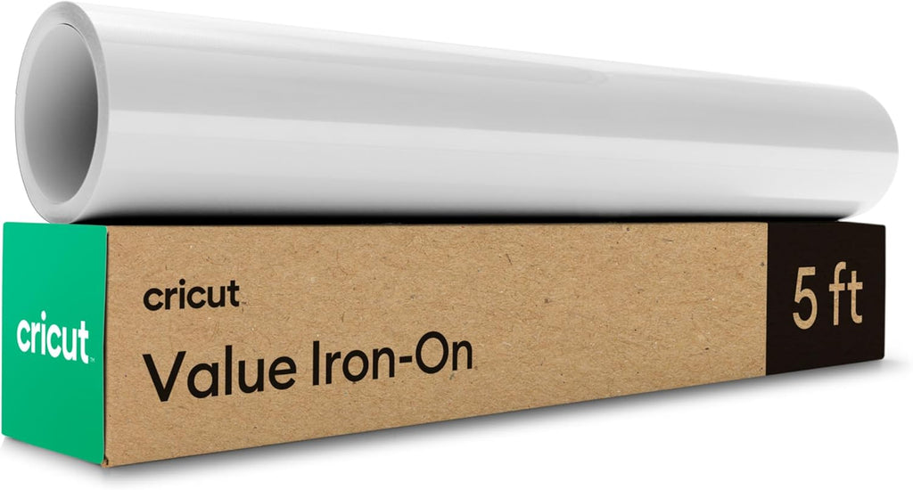 Cricut® Value Iron-On, White (12 in x 5 ft) Jansha Store