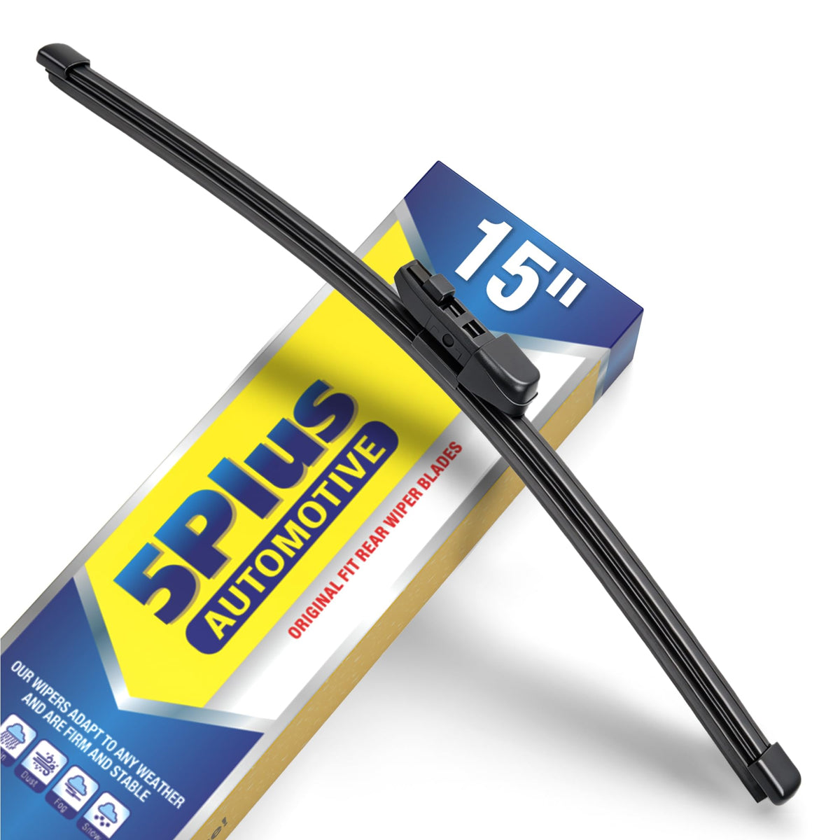 5 PLUS RearQuiet 12 Inch Rear Wiper Blade,OEM Replacement Rear Window Wiper Jansha Store