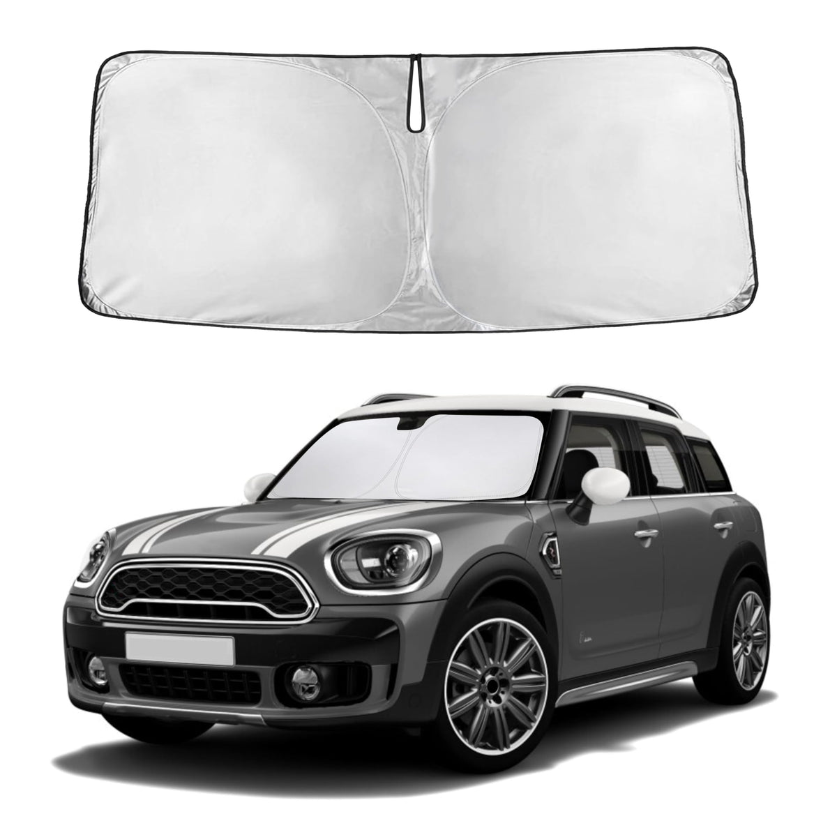EcoNour Car Windshield Sun Shade, Front Window Sun Blocker for SUVs,Sedan Jansha Store