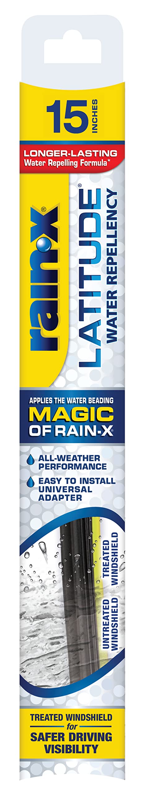 Rain-X 810363 Repellency Water Repellent Wiper Blades, 22" Windshield Wipers (Pack of 2), All Weather Streak-Free for Enhanced Visibility w/Water Repellency Formula [Amazon Exclusive] Jansha Store