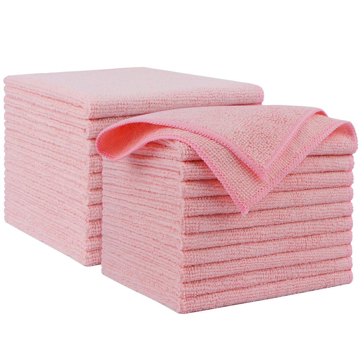 AIDEA Microfiber Cleaning Cloth-50PK, Microfiber Towels for Cars, 12"×12" Jansha Store