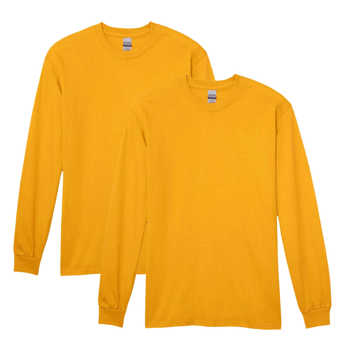 Gildan Adult Heavy Cotton Long Sleeve T-Shirt, Style G5400, 2-Pack Jansha Store