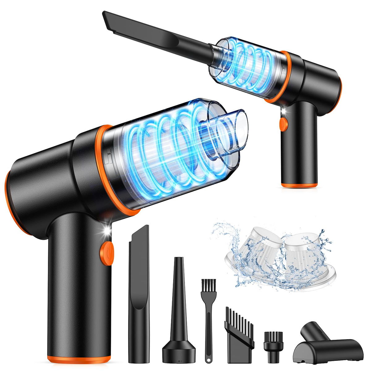 KMM Handheld Car Vacuum Cleaner, Hand Held Vacuum & Air Duster Jansha Store
