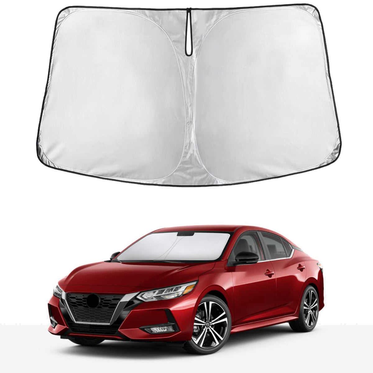 EcoNour Car Windshield Sun Shade, Front Window Sun Blocker for SUVs,Sedan Jansha Store
