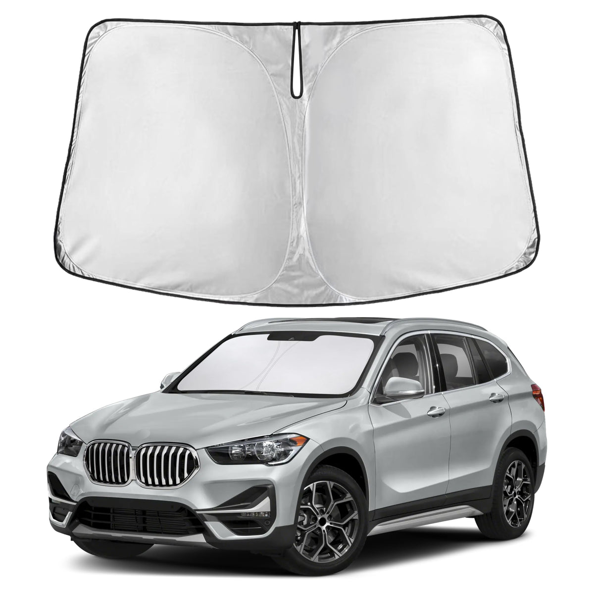 EcoNour Car Windshield Sun Shade, Front Window Sun Blocker for SUVs,Sedan Jansha Store