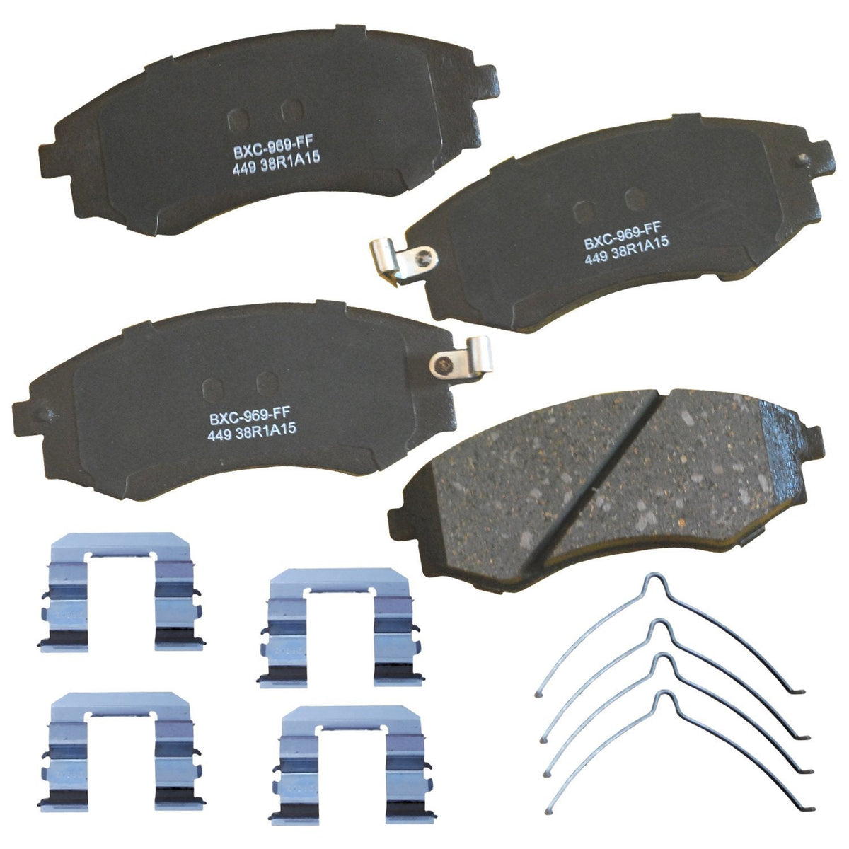 Bendix Premium SBC436A Ceramic Front Brake Pads for Toyota 4Runner 2002-2001, Hilux 2004, Tacoma 1998-1995 Jansha Store
