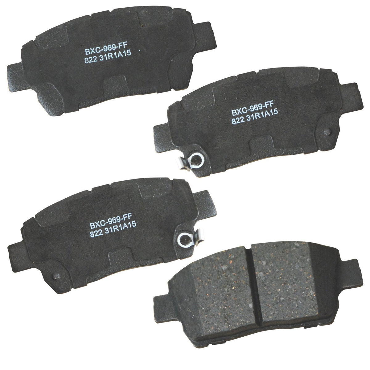 Bendix Premium SBC436A Ceramic Front Brake Pads for Toyota 4Runner 2002-2001, Hilux 2004, Tacoma 1998-1995 Jansha Store
