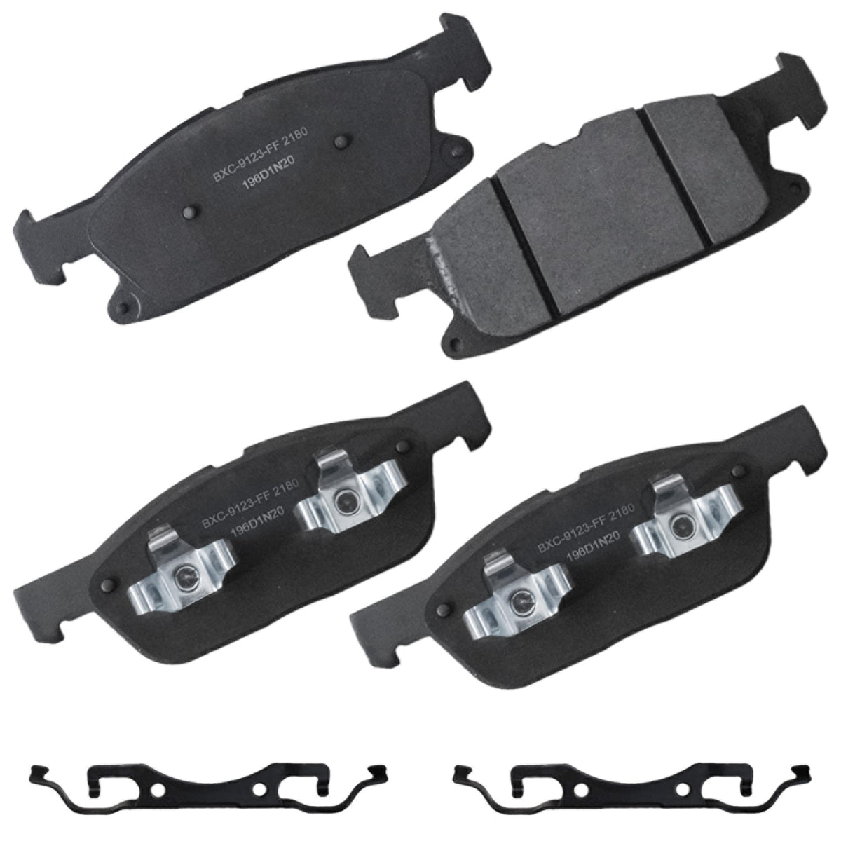 Bendix Premium SBC436A Ceramic Front Brake Pads for Toyota 4Runner 2002-2001, Hilux 2004, Tacoma 1998-1995 Jansha Store