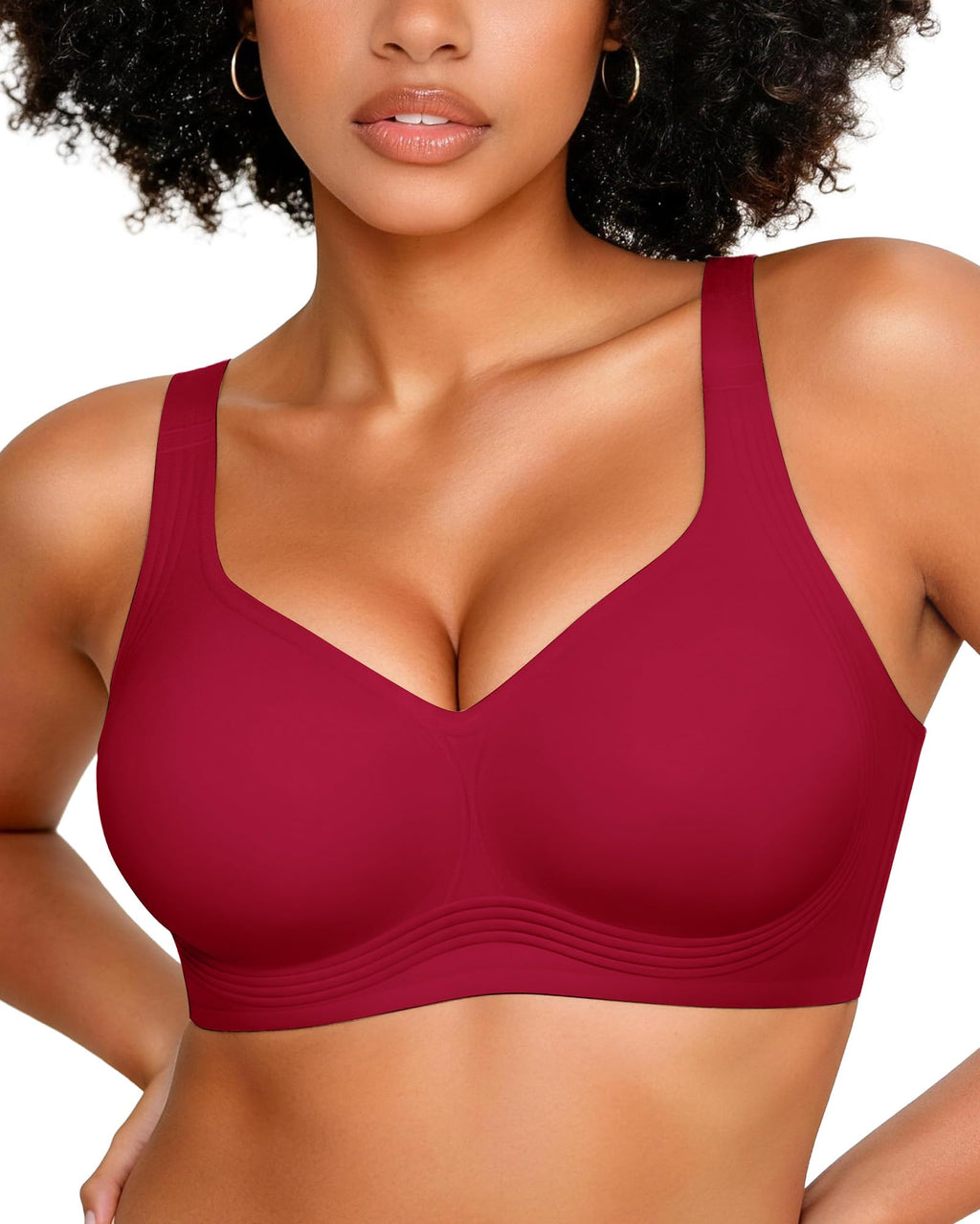 OEAK Womens Wireless Jelly Bras Plus Size Support Push Up Comfortable Bra Jansha Store