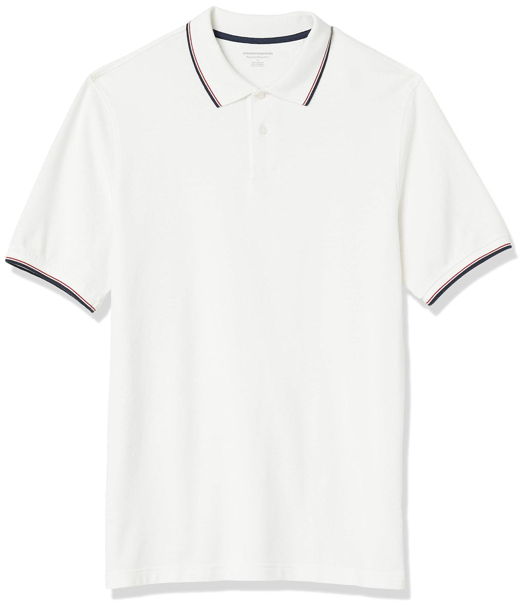 Amazon Essentials Men's Regular-Fit Cotton Pique Polo Shirt Jansha Store