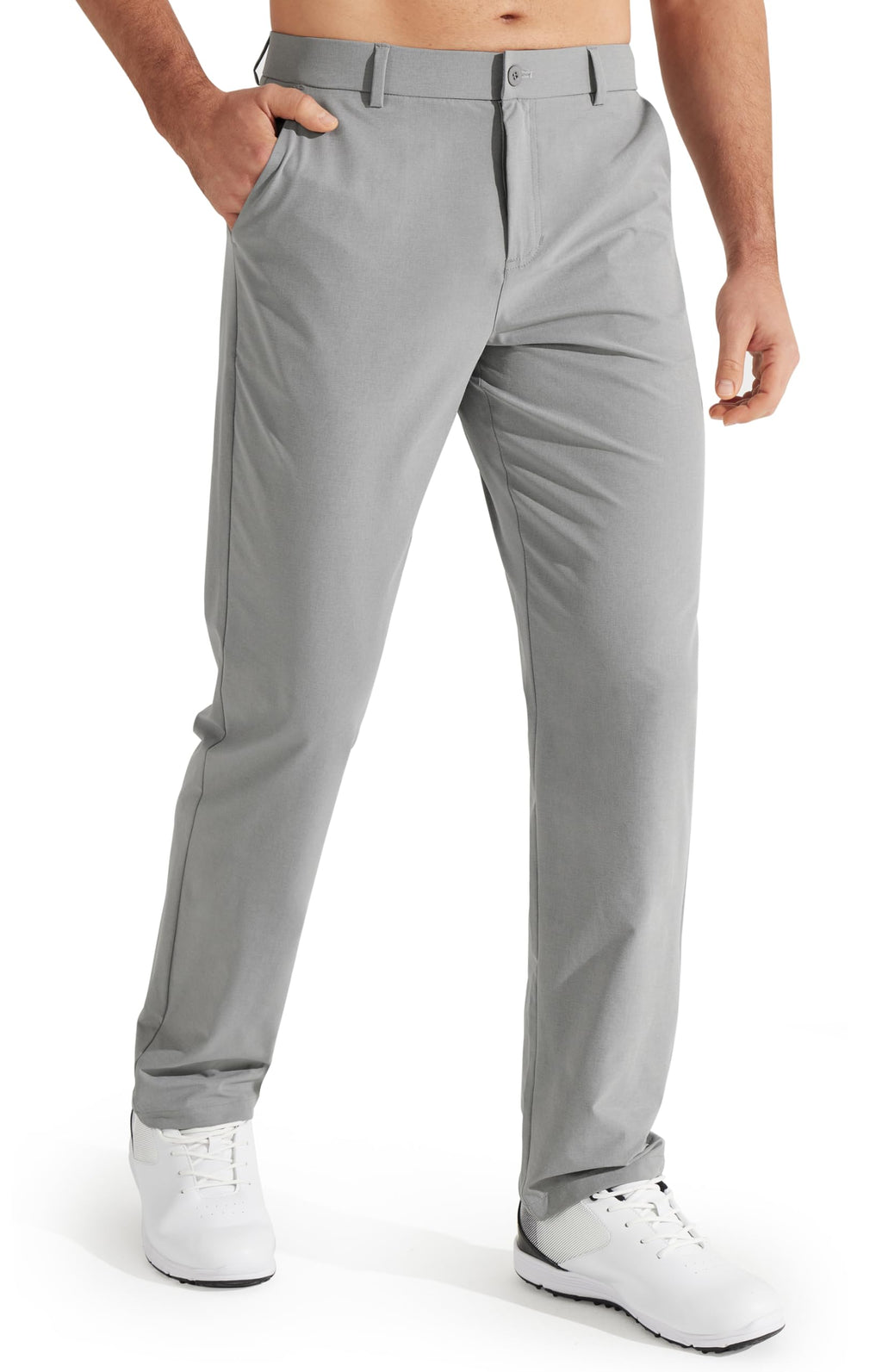 Libin Mens Golf Pants Stretch Work Dress Pants 30"/32"/34" Quick Dry Lightweight Casual Comfy Trousers with Pockets Jansha Store