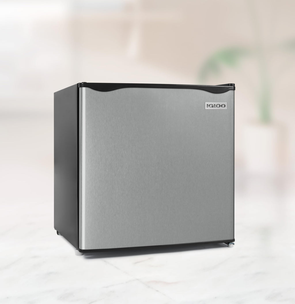 Igloo 3.2 Cu.Ft. Mini Fridge with Freezer - Single Door Compact Refrigerator with Glass Shelves for Homes, Dorms & Offices- Keep Snacks, Drinks & Frozen Foods Cool with Temperature Control Mini Fridge Jansha Store