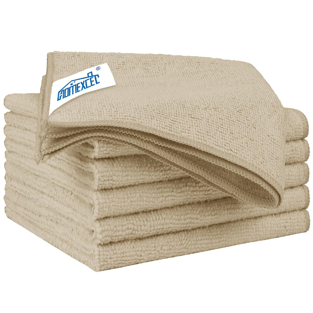HOMEXCEL Microfiber Cleaning Cloth 12 Pack, 12.5 x 12.5 inch Microfiber Towels for Cars, Ultra Absorbent Washing Cloth, Lint Free Streak Free Cleaning Rags for Car, Kitchen, and Window (Grey) Jansha Store