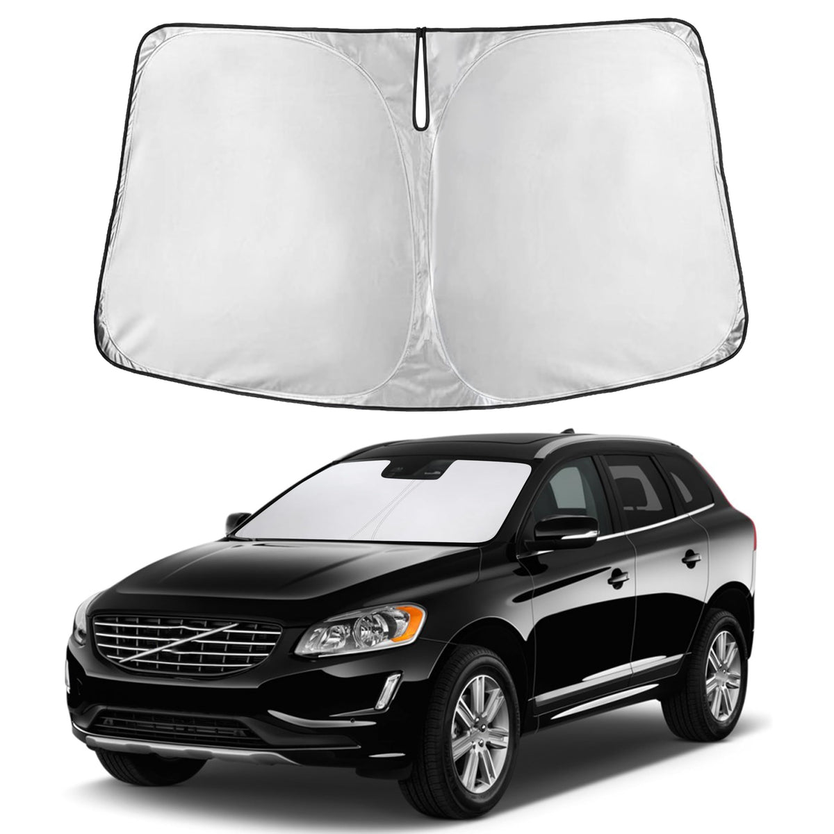 EcoNour Car Windshield Sun Shade, Front Window Sun Blocker for SUVs,Sedan Jansha Store