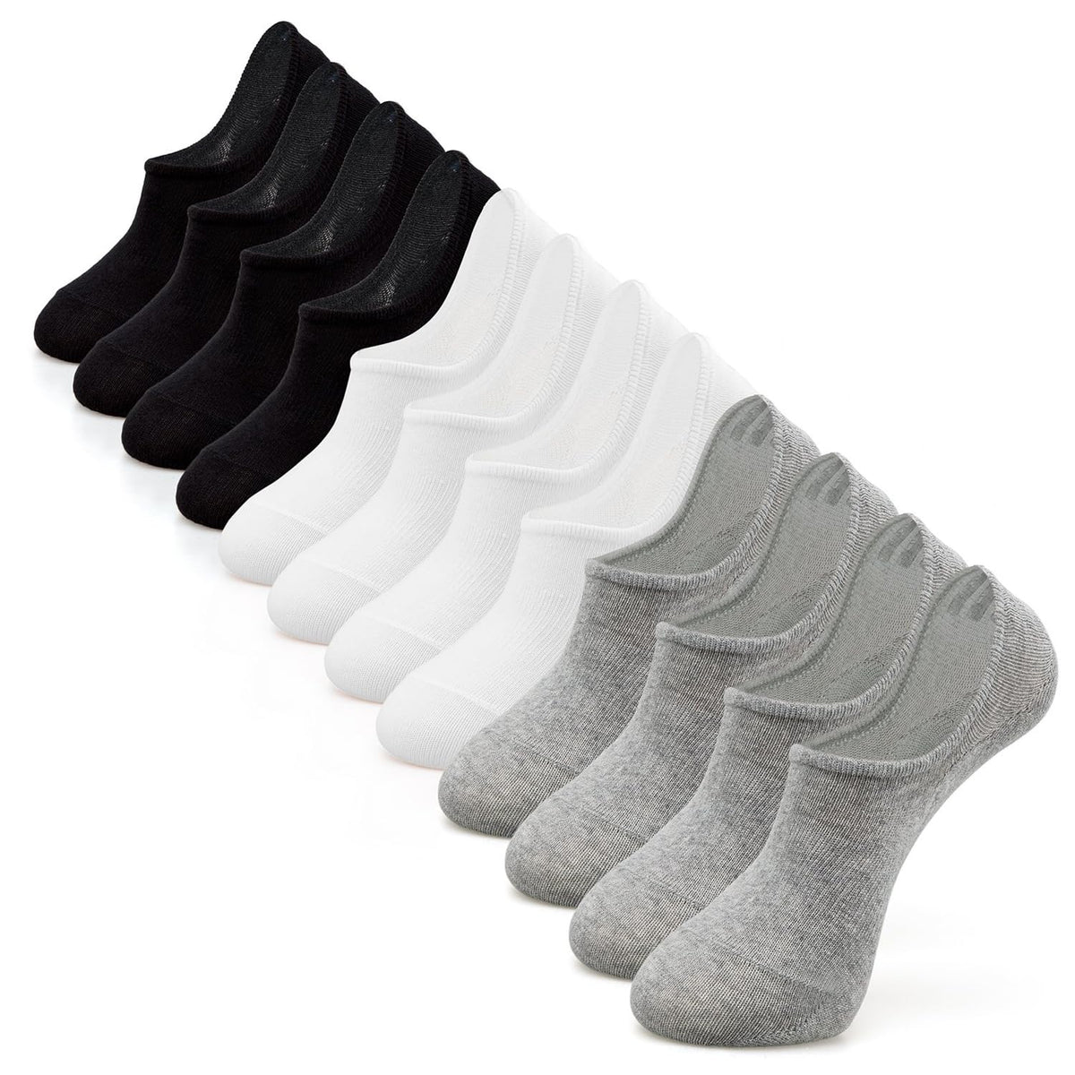 IDEGG Women & Men No Show Low Cut Anti‑Slip Casual Sports Running Socks Jansha Store