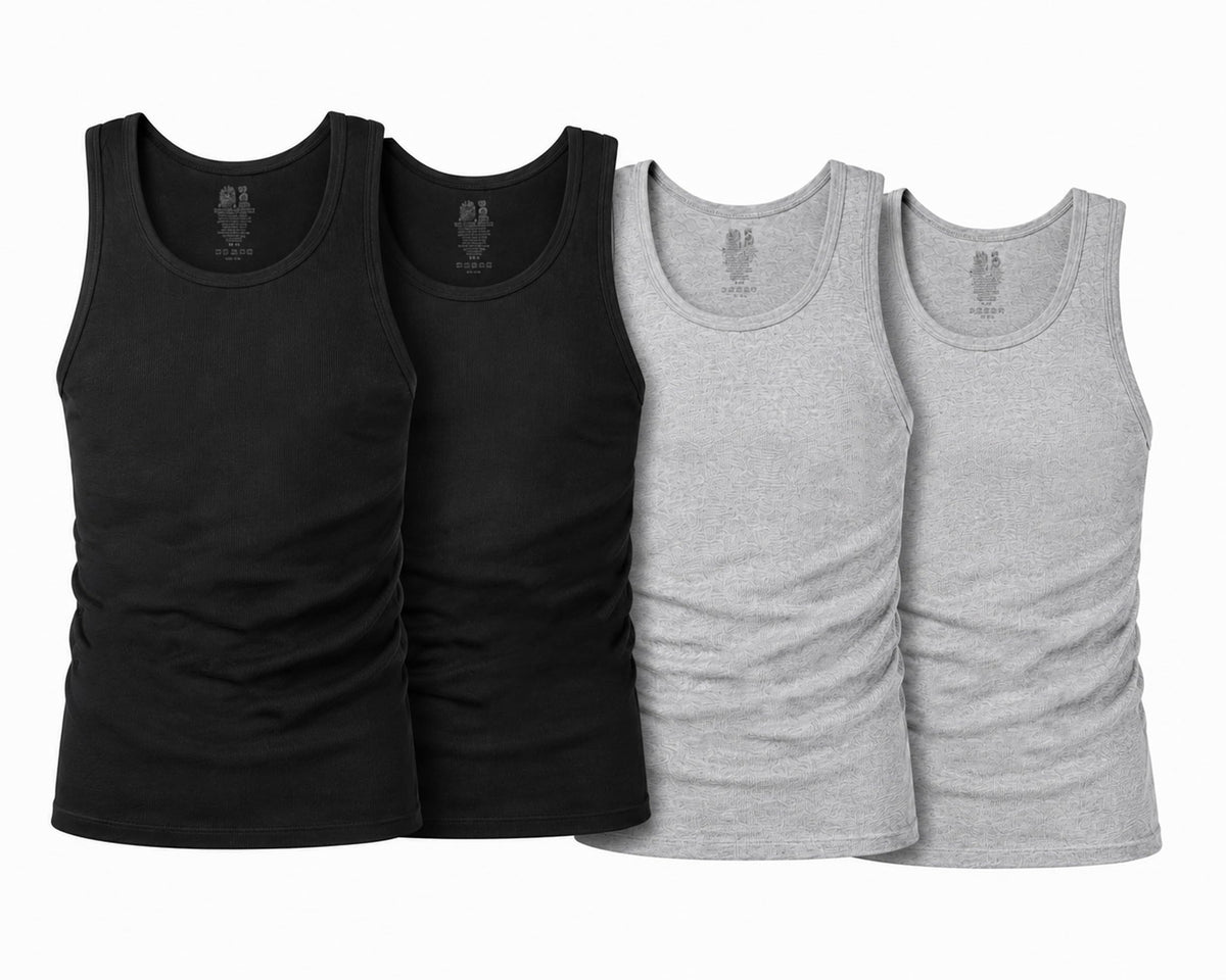 Fruit of the Loom Men's Sleeveless Tag Free Moisture Wicking Tank A-Shirt Jansha Store