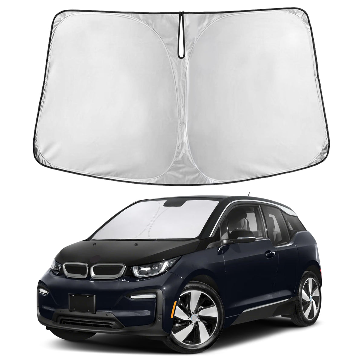 EcoNour Car Windshield Sun Shade, Front Window Sun Blocker for SUVs,Sedan Jansha Store