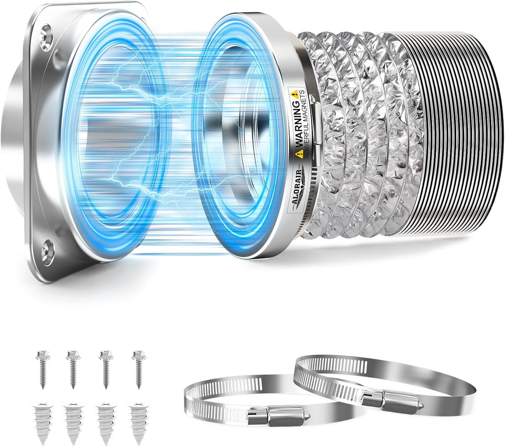 ALORAIR Magnetic Dryer Vent Connector Kit, 4-Inch Quick Connect, DV180 Jansha Store