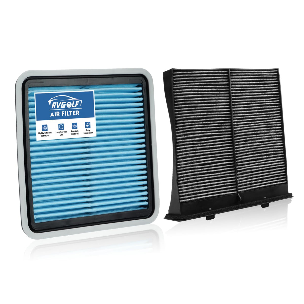 Not for Hybrid, Engine+Cabin Air Filter Fit 2015-2019 Sonata 2.4L (Gas) Jansha Store