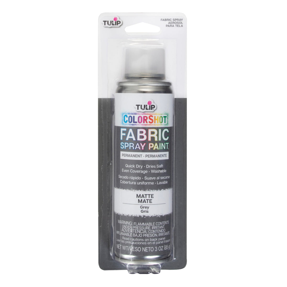 TULIP ColorShot Fabric Spray Paint, Black, 3 oz Jansha Store