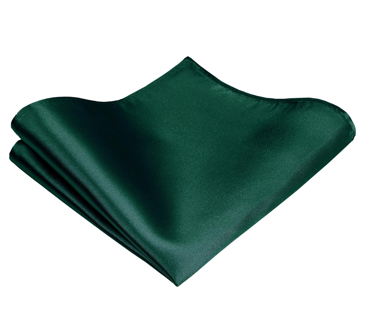 TIE G Solid Satin Woven dyed Color Formal Black Necktie and Pocket Square Sets in Gift Box Jansha Store