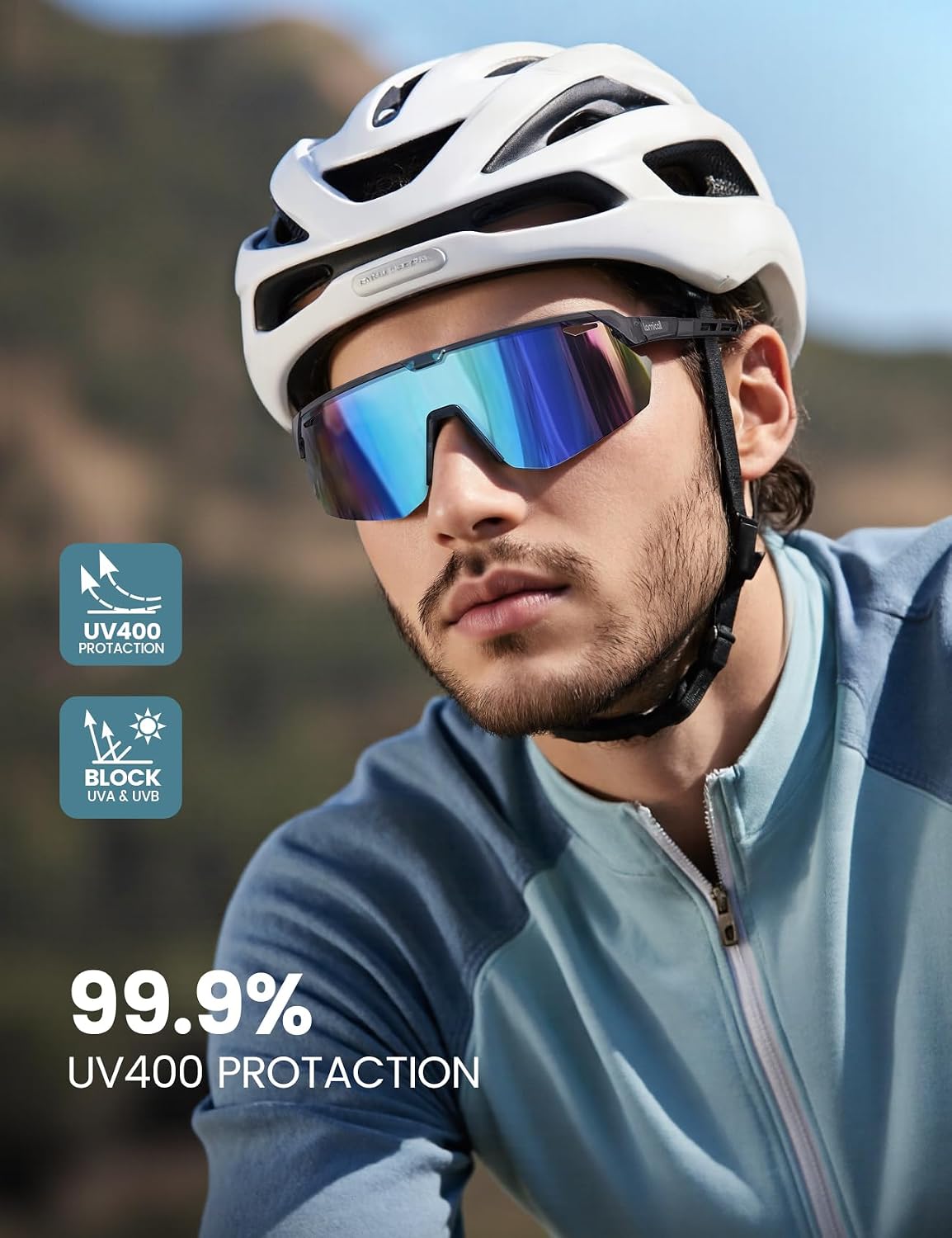 Lamicall 24g Polarized Sports Sunglasses for Men Women - UV400 Protection Sun Glasses for Baseball Running Cycling Fishing Jansha Store