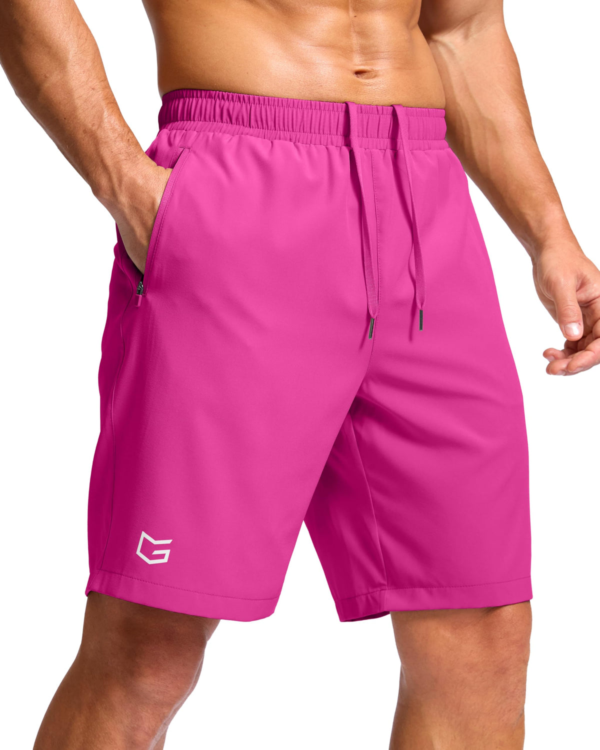 G Gradual Men's Athletic Running Shorts with 2 Zipper Pockets 7"/ 5"/ 9" Jansha Store