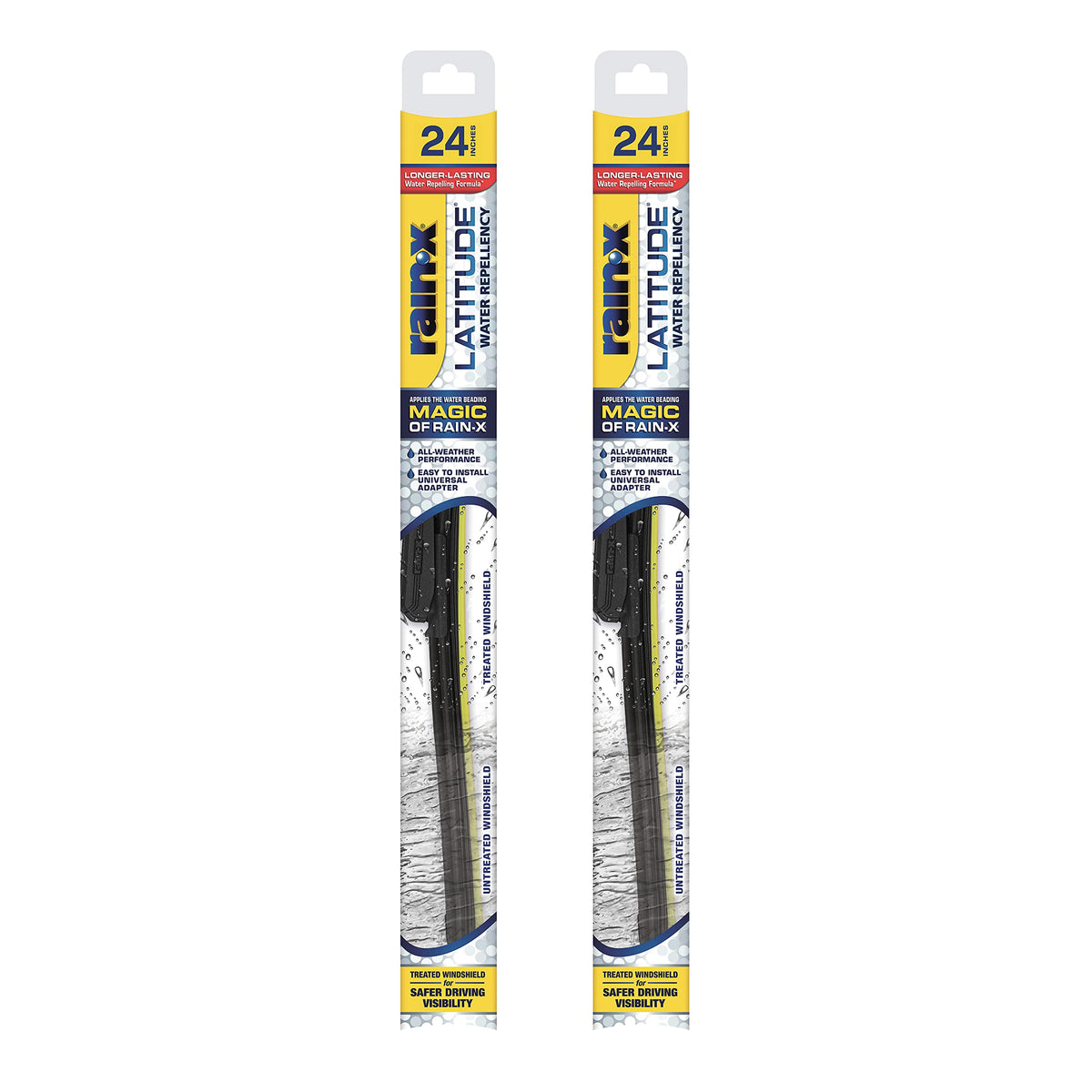 Rain-X 810363 Repellency Water Repellent Wiper Blades, 22" Windshield Wipers (Pack of 2), All Weather Streak-Free for Enhanced Visibility w/Water Repellency Formula [Amazon Exclusive] Jansha Store