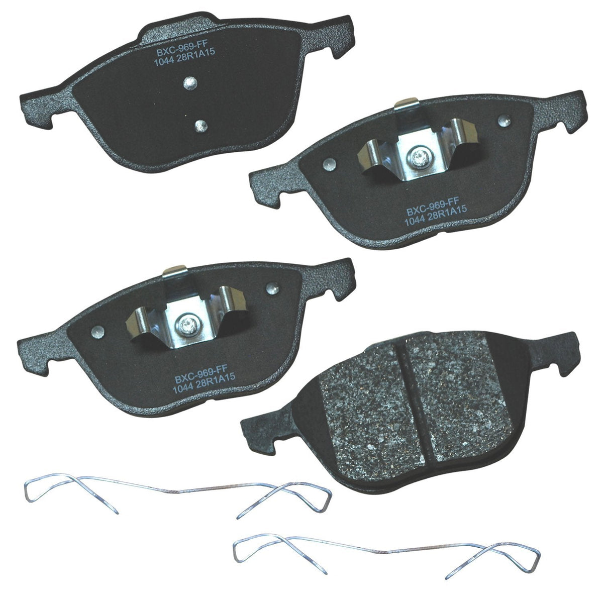 Bendix Premium SBC436A Ceramic Front Brake Pads for Toyota 4Runner 2002-2001, Hilux 2004, Tacoma 1998-1995 Jansha Store