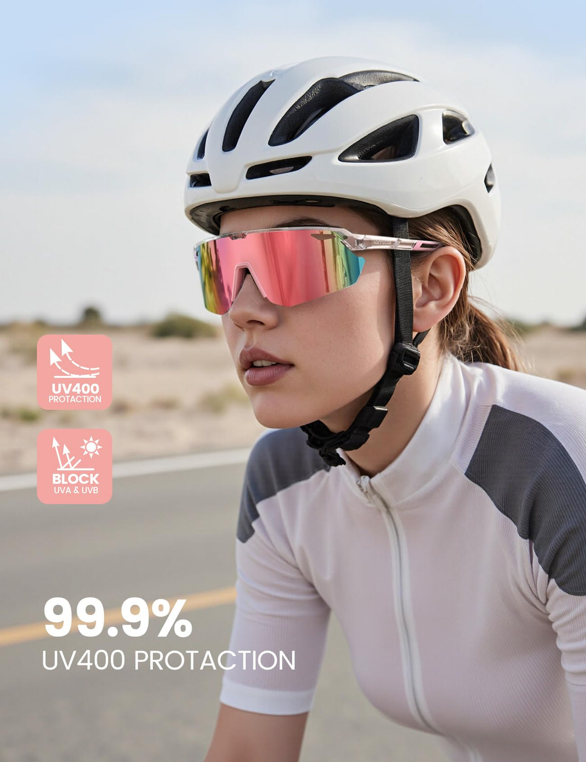 Lamicall 24g Polarized Sports Sunglasses for Men Women - UV400 Protection Sun Glasses for Baseball Running Cycling Fishing Jansha Store