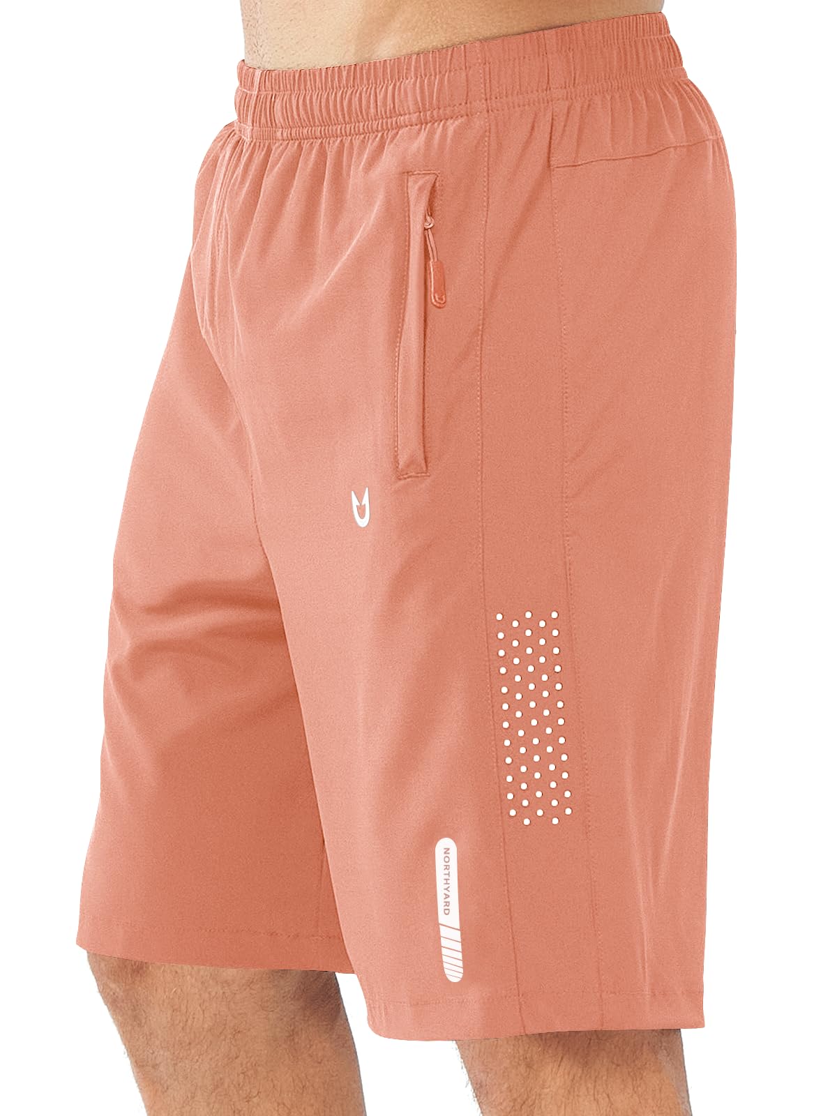 NORTHYARD Men's Athletic Running Shorts Gym Workout 7"/9"/5" Zipper Pockets Jansha Store