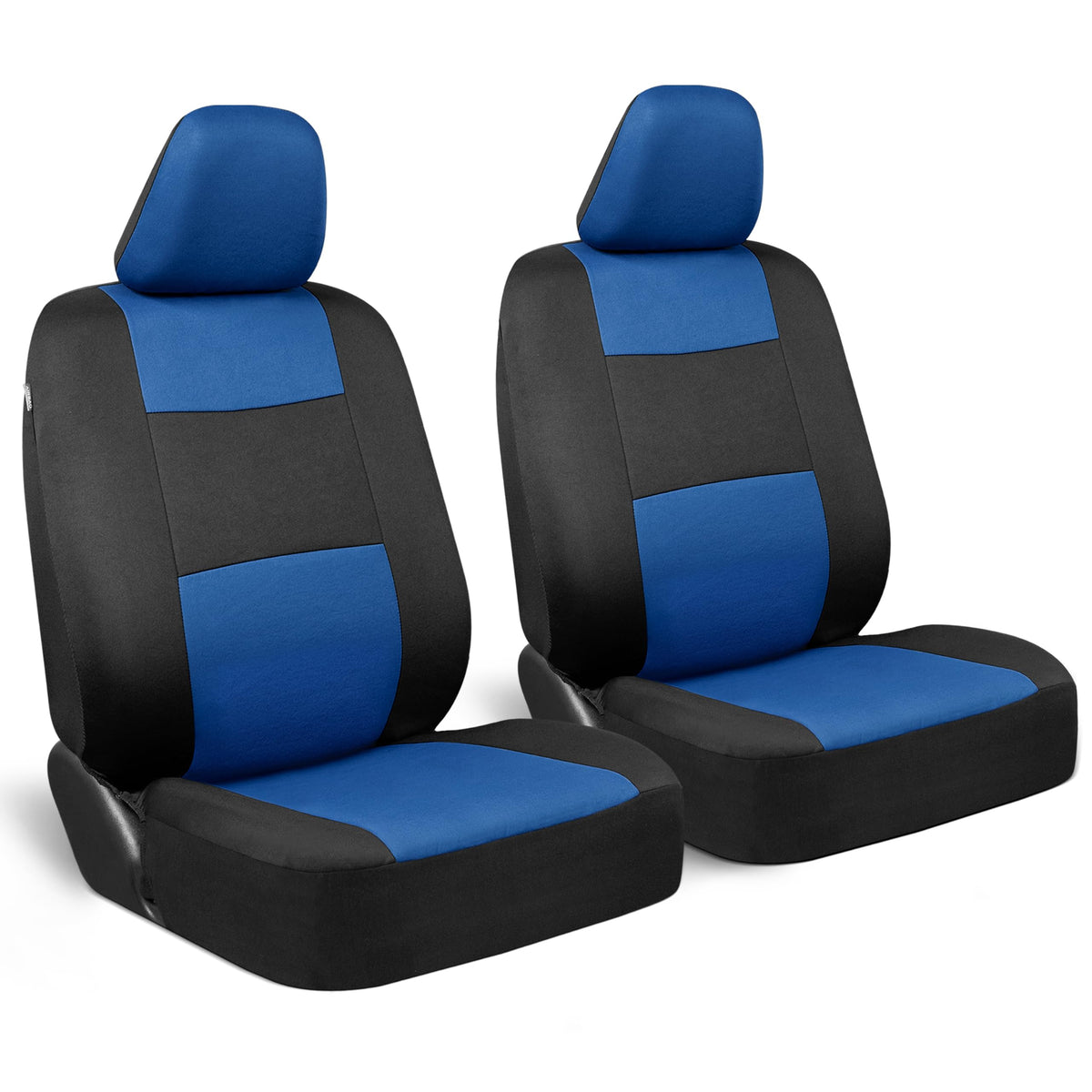 BDK PolyPro Car Seat Covers Full Set in Solid Black, Front and Rear Split Bench Seat Covers for Cars, Easy to Install Car Seats Cover Set and Accessories for Auto Trucks Van SUV - Solid Black Jansha Store